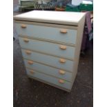 5 Draw Chest of Drawers 31 x 18 inches 43 tall