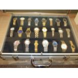 Alloy Carry / Display Case and 23 Watches