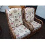 2 Bamboo Conservatory Chairs