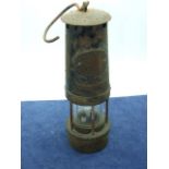 Thomas and Williams Cambrias type miners lamp 12 inches tall