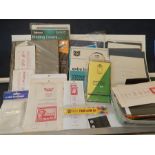 Philatelists dream! a collection of stamp mounts, binding covers, print strips, cut off strips,