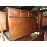 Stag Minstrel 7 Draw Chest of Drawers 42 x 18 inches 28 tall