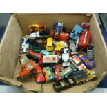 Box of Assorted Diecast Vehicles