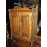 Oak Smokers Cabinet 12 1/2 x 18 inches 6 1/2 deep