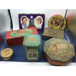 Assorted Collectable Tins