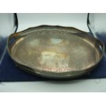 Barker Ellis Silver Plated Tray 18 x 12 inches