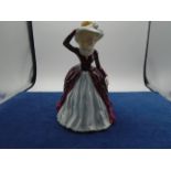 Coalport figure Ladies of fashion 'margaret' no damage