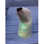 Vintage BP Energol Tractor Oil Jug 11 inches tall