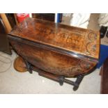 Antique Carved Oak Gateleg Table