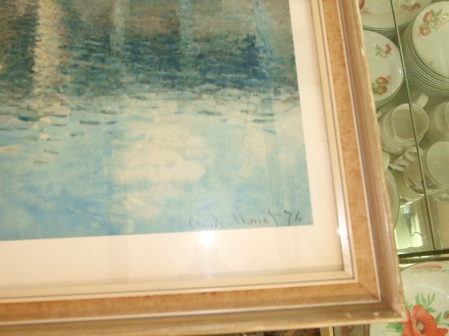 Claude Monet Print 55 x 41 cm - Image 3 of 3