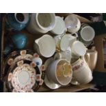 Box of Assorted China from house clearance