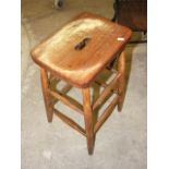 Stool 14 x 11 inches 25 1/2 tall