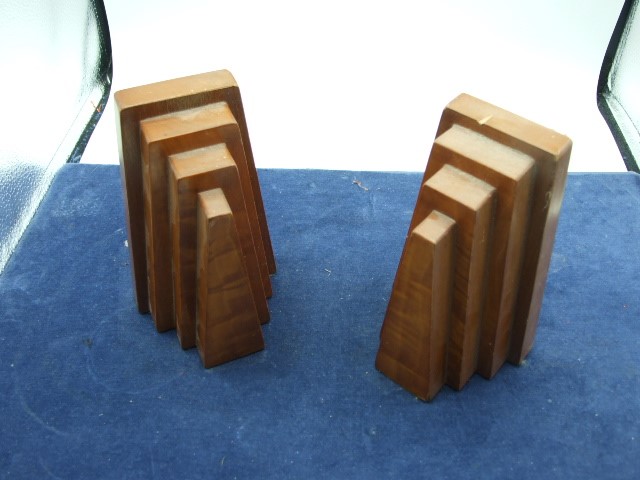 Art Deco Style Bookends 6 1/2 inches tall