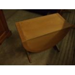 Small Nathan Gateleg Table 24 x 12 inches closed 19 1/2 tall 40 inches fully extended