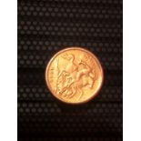 Half Sovereign Ring 1914 in 9ct Ring Mount 16.06 grams