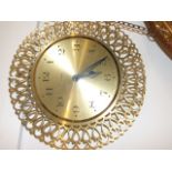 Retro Metamec Wall Clock 12 inches wide