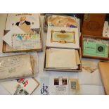 .A large quantity of stamps some in Cigar boxes