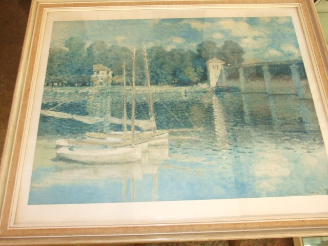Claude Monet Print 55 x 41 cm - Image 2 of 3