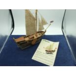 Nauticalia HMY Mary The First Royal Yacht 12 inches long