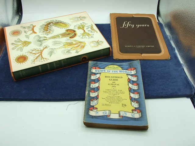 Richard Fortney Life , News of the World Household Guide and Almanac 1953 and Reavell and Company 50