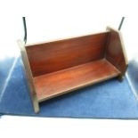 Mahogany Book Trough 15 1/2 inches wide