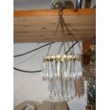 Glass Chandelier Style Ceiling Light Shade