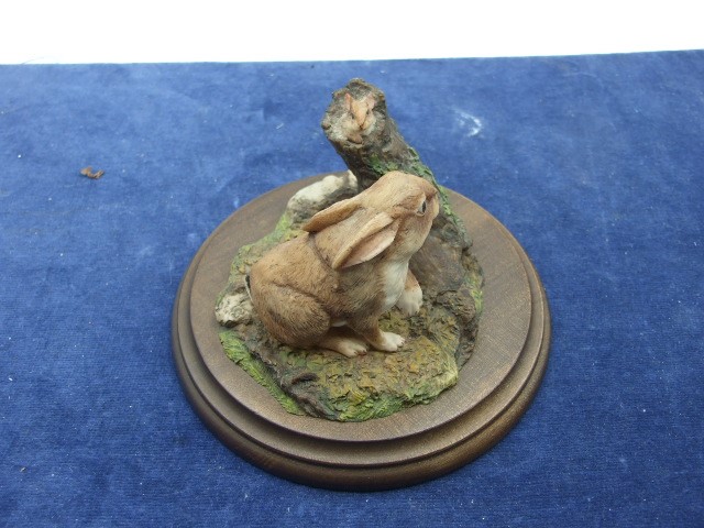 Rabbit and Mouse Figurine 4 inches tall 6 wide - Image 2 of 5