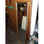 Gilt Framed Wall Mirror 49 x 13 1/2