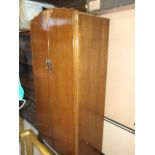 Oak Wardrobe 30 inches wide 70 tall 18 deep