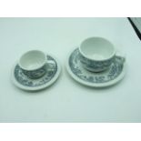 11 German Tea Cups and saucers and 9 Coffee Cups and saucers