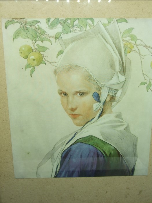 Print of Pretty Dutch Girl 7 1/2 x 9 inches - Image 2 of 2