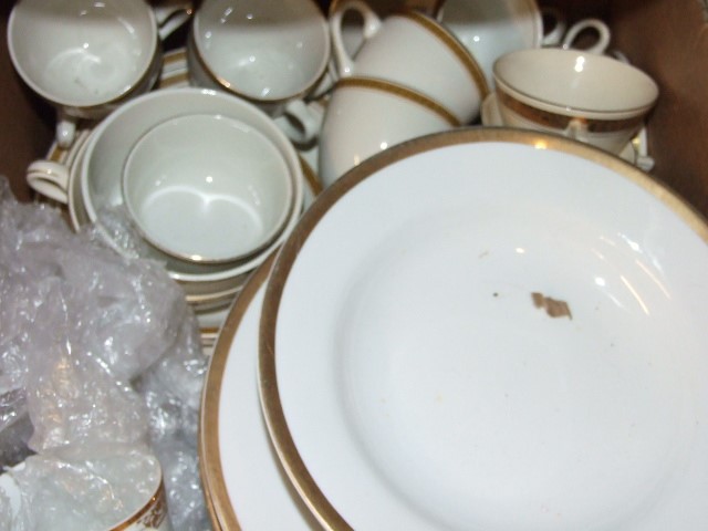 A box of assorted china to include M&S; BHS; Burleigh zenith and Maddock - Image 3 of 3