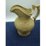 Antique CHARLES MEIGH - JULIUS CAESAR Relief Moulded Jug 9 inches tall ( no damage )