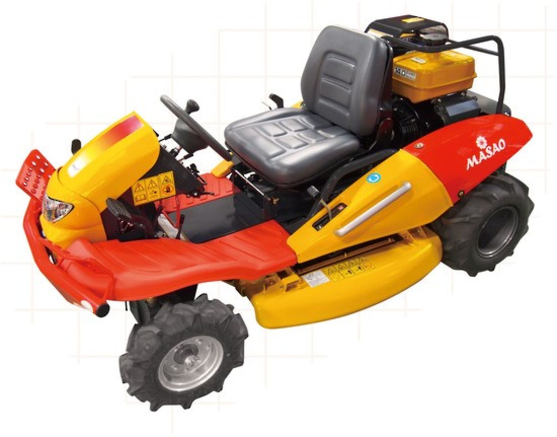 Canycom CM1401 2 WD Mower ALL TERRAIN RIDE ON
