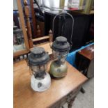 2 Vintage Tilley Lanterns