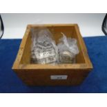 Container of 1/2 crowns (2/6) approx £16 of 1901 - 1946 (128), approx £2.50 of post 1946 (20) plus
