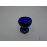 Glass eye wash in blue 7cm