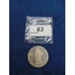 A 1 Dollar coin Dymm Spb Tuanku Ismail Nasiruddin Shah 1959 - 1969