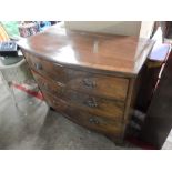 Bow Front 4 Drawer Chest 42 inches wide 20 deep 37 1/2 tall