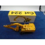 NZG DEMAG H55 hydraulic excavator art nr 113 slight tear and crease on end flap