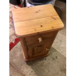 Ducal pine bedside cupboard