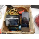 box to contain MG electric car radio and air horns with compressor, ash tray
