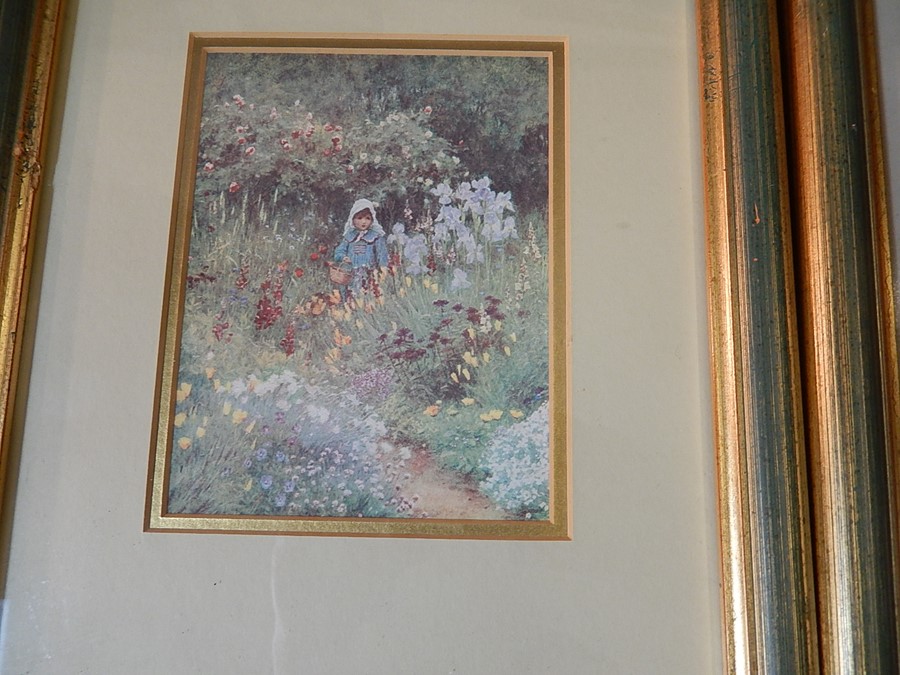 Helen Allingham 4 framed cottage prints 15x11 cm (print only) winnie the pooh 16x11cm print of - Image 7 of 7