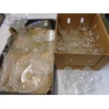 2 boxes of glassware