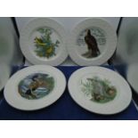 4 vintage Adams plates, Birds of America