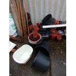 Plastic Flower Pots , Canes , Watering Cans etc