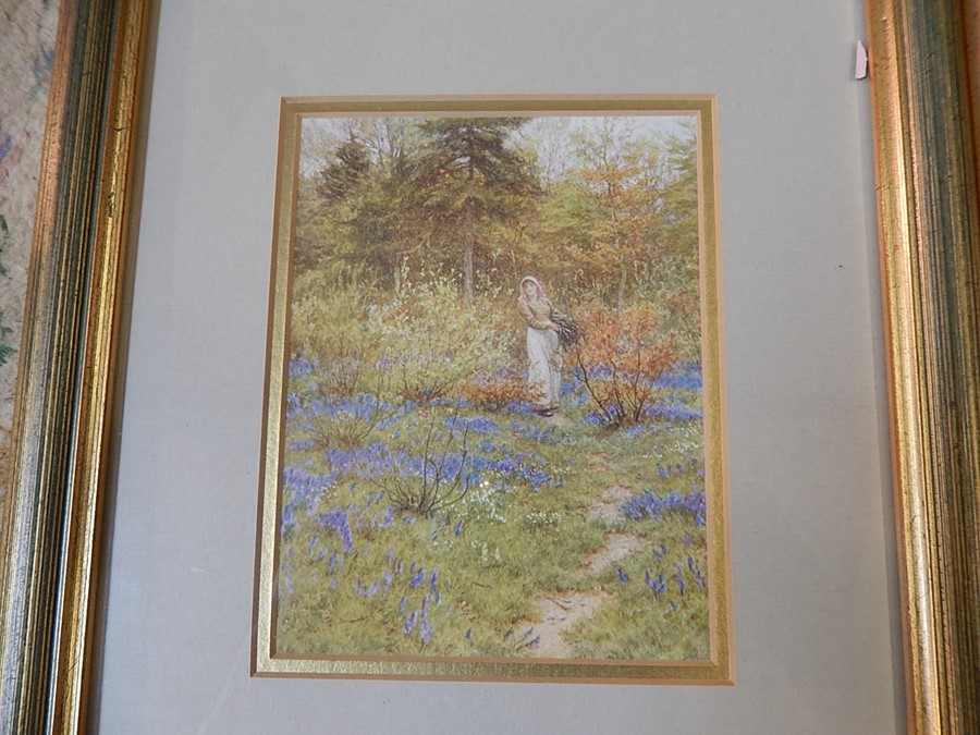 Helen Allingham 4 framed cottage prints 15x11 cm (print only) winnie the pooh 16x11cm print of - Image 4 of 7