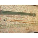 Vintage Swallow split cane, straight grain, fly fishing rod