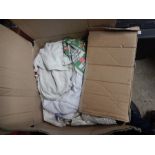 Huge job lot of linen , bedding , towels some clothing etc etc etc from house clearance ( buyer