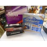 fold away car creeper, safety grip handles, metal master paint gun,